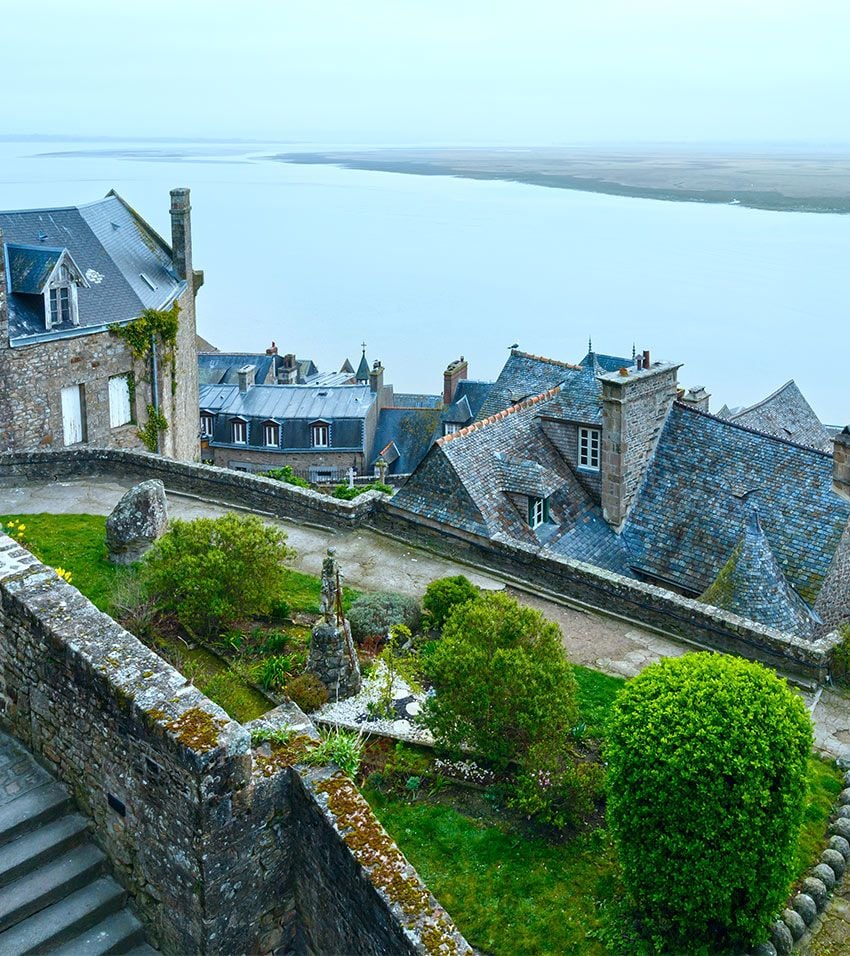 Vistas desde murallas y miradores de Saint Michel