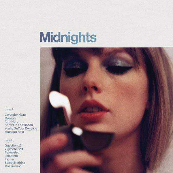 Portada del disco Midnights de Taylor Swift