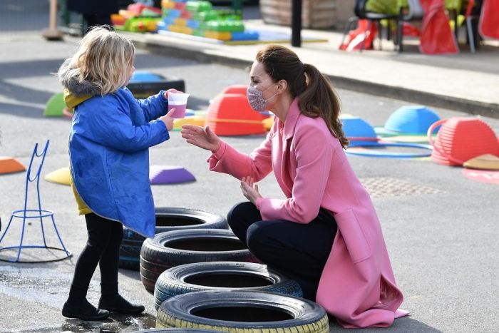 Kate Middleton habla de la cara menos amable de la maternidad