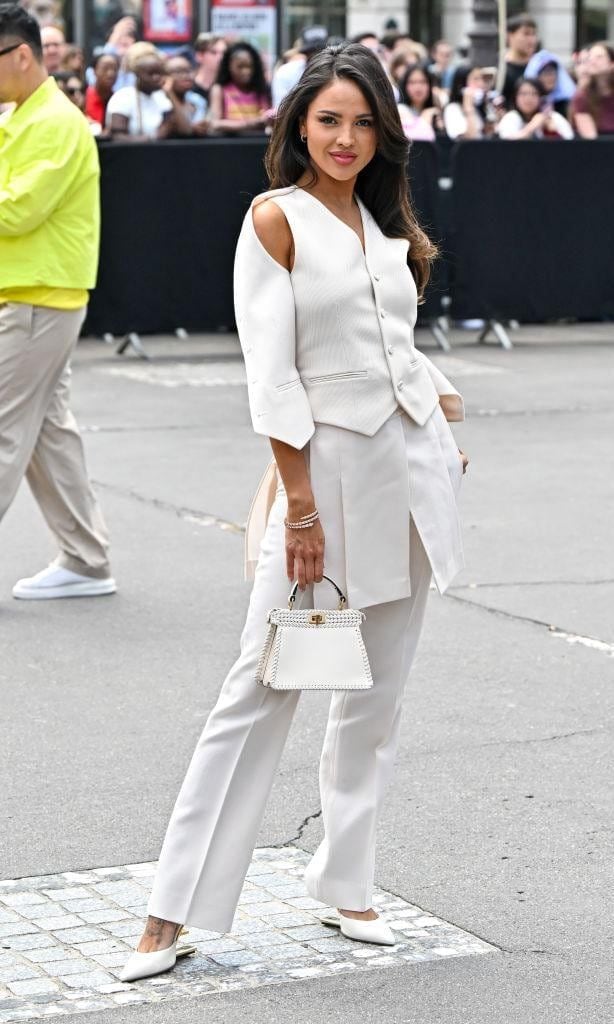 PARIS, FRANCE - JULY 06: Eiza Gonzalez attends the Fendi Haute Couture Fall/Winter 2023/2024 show as part of Paris Fashion Week on July 06, 2023 in Paris, France. (Photo by Stephane Cardinale - Corbis/Corbis via Getty Images)