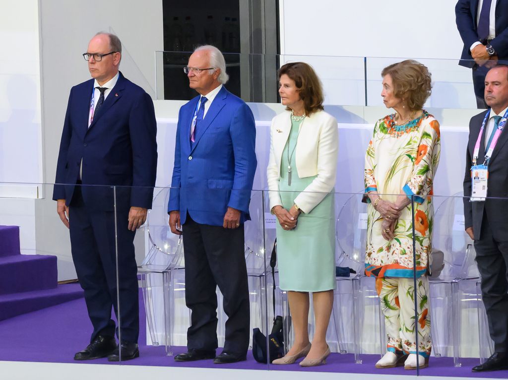 La reina Sofía en la clausura de los Juegos Olímpicos de París