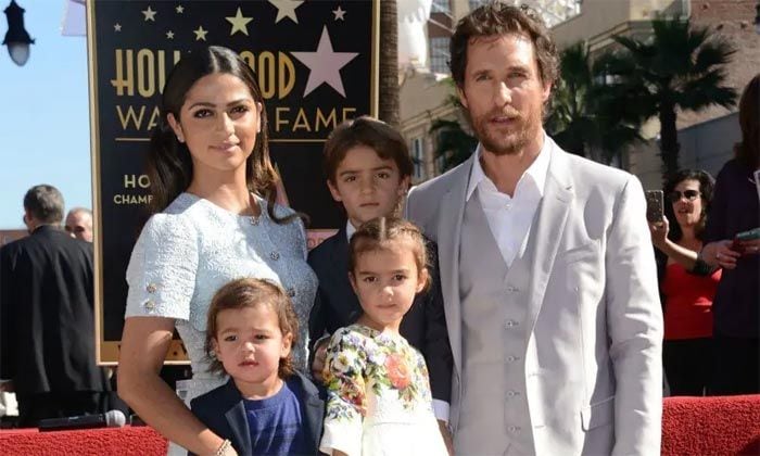 Matthew McConaughey, Camila Alves y sus hijos