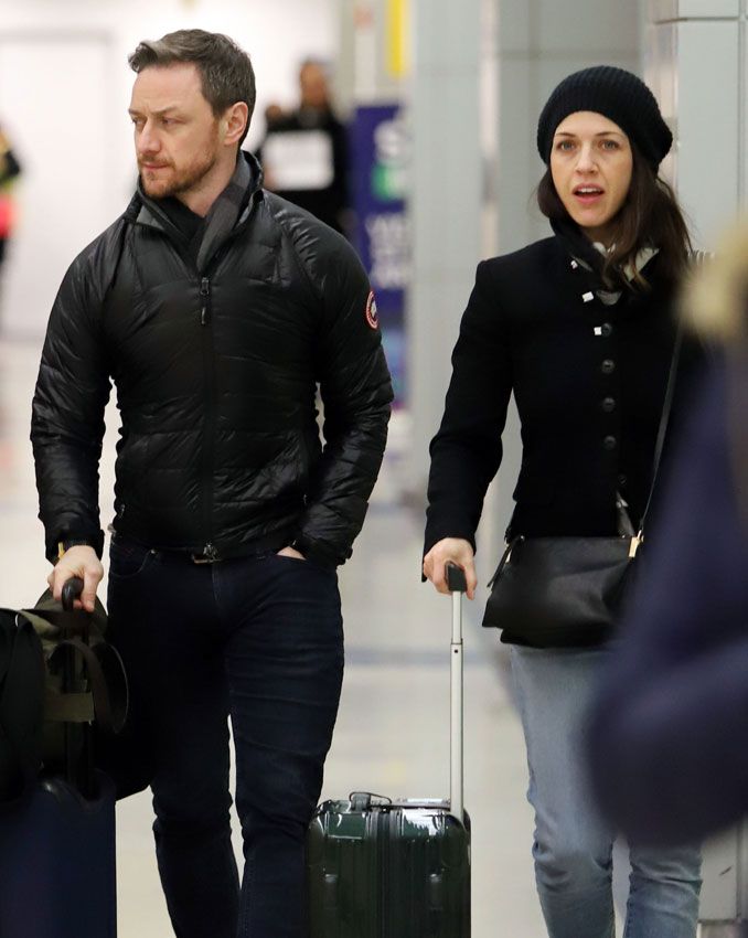 James McAvoy y su pareja, Lisa Liberati