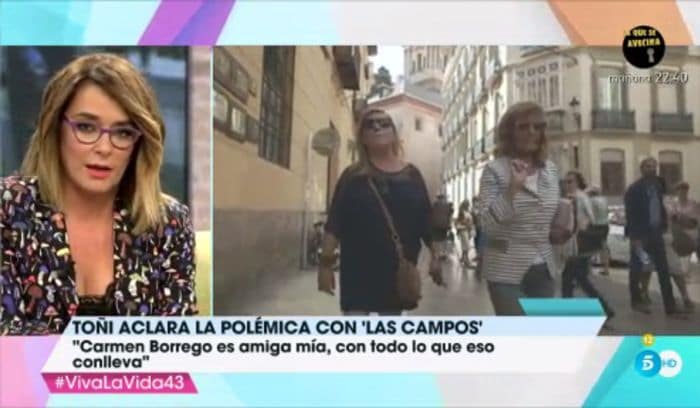 Toñi Moreno aclara su polémico comentario sobre las Campos