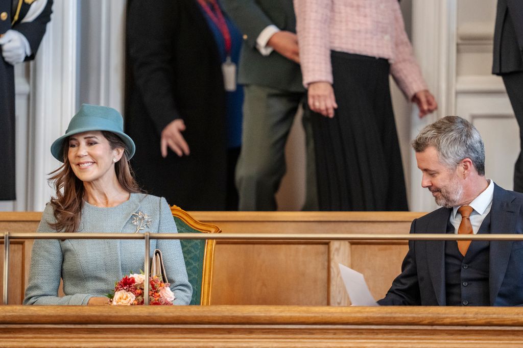 Mary de Dinamarca en la apertura del Parlamento 