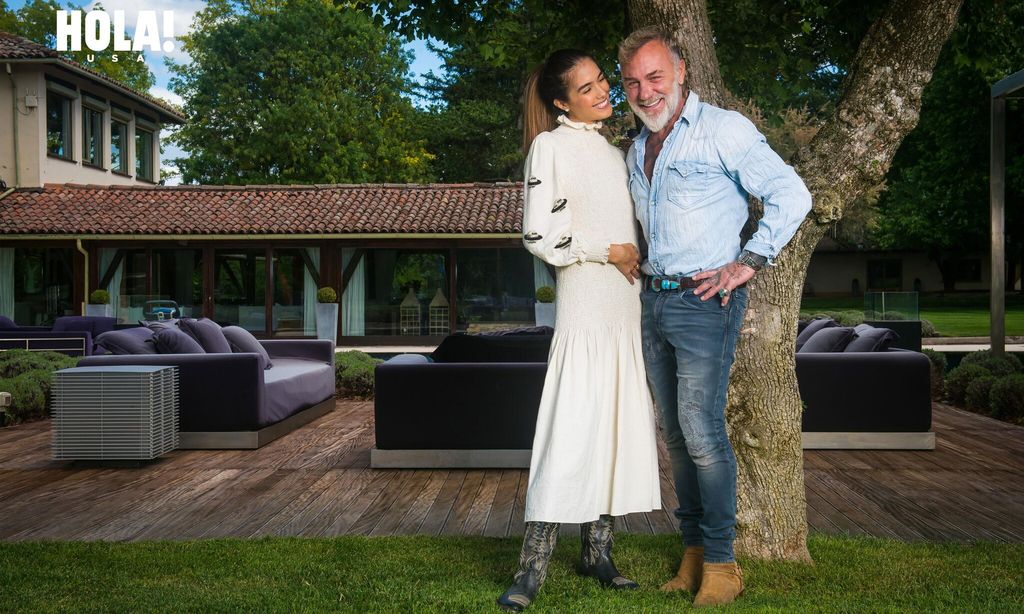 Gianluca Vacchi and Sharon Fonseca at their Bologna home