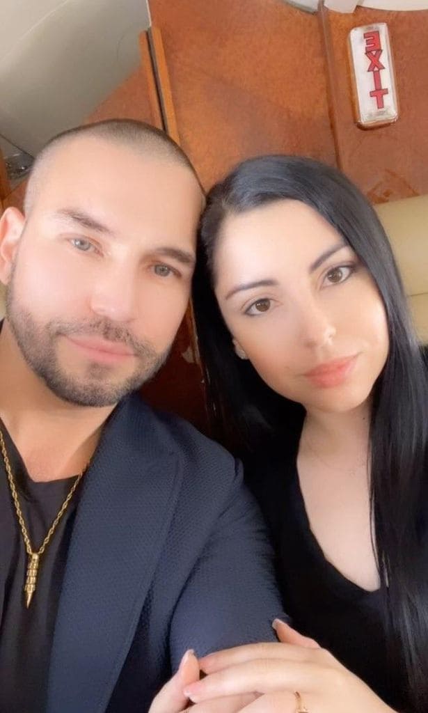 Rafael Amaya y su novia Maritza Ramos