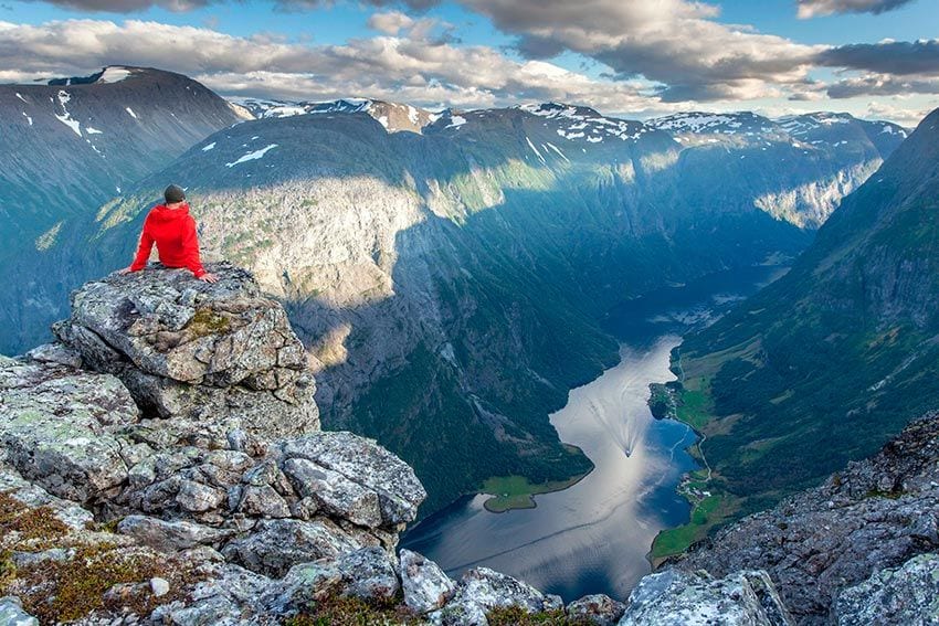 naeroyfjord fiordo noruega