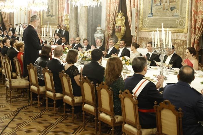 Anécdotas de la cena de gala que los Reyes han ofrecido para el emir de Catar