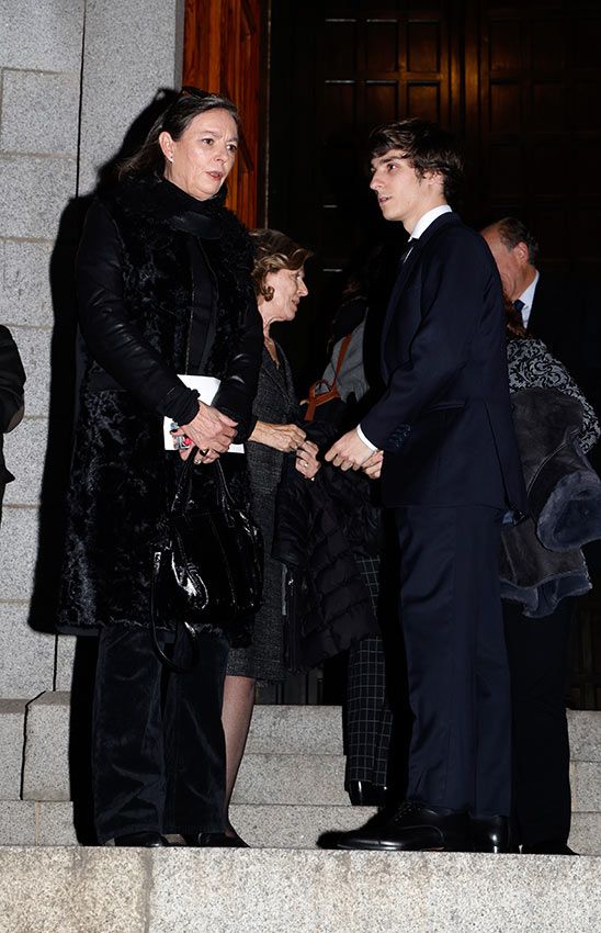 Matilde Solís con su hijo Borja