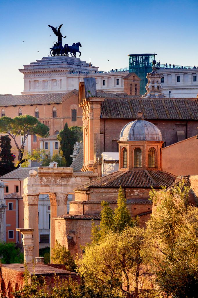 templo romulo basicilica masenzio roma