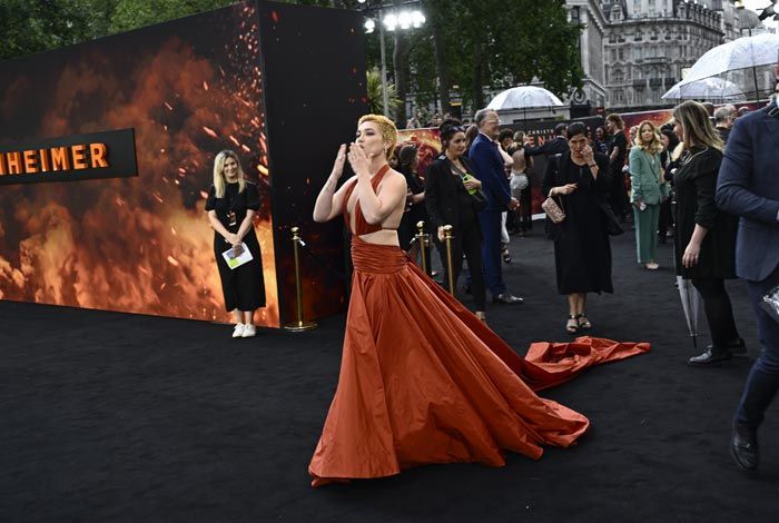 Florence Pugh en el estreno de 'Oppenheimer' en Londres