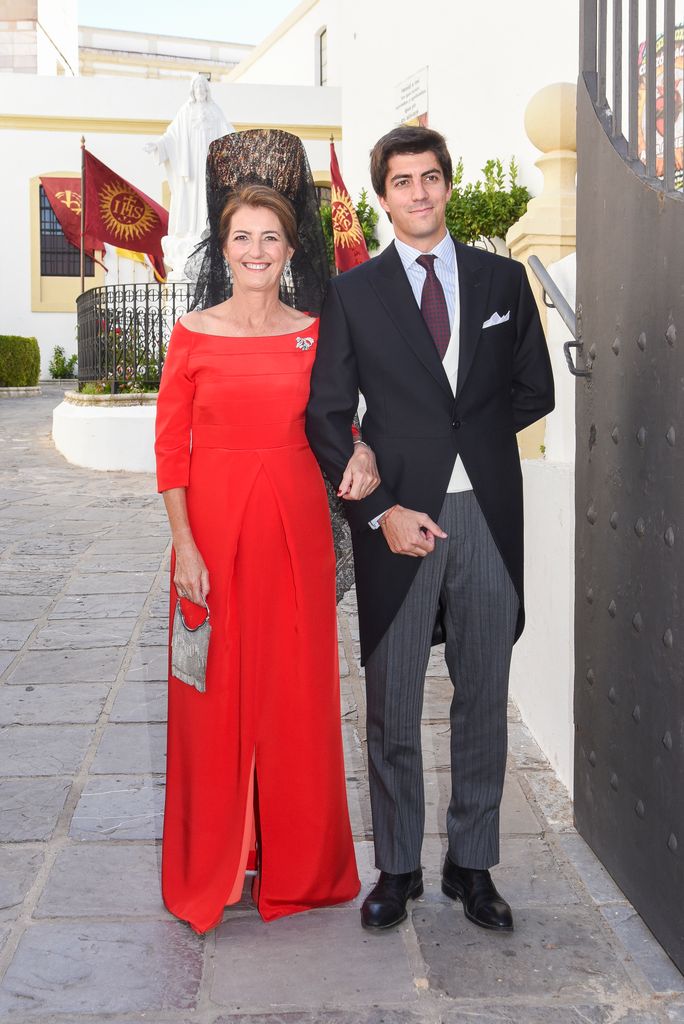 Mateo Ibáñez Pacheco en su boda con Sibi Montes