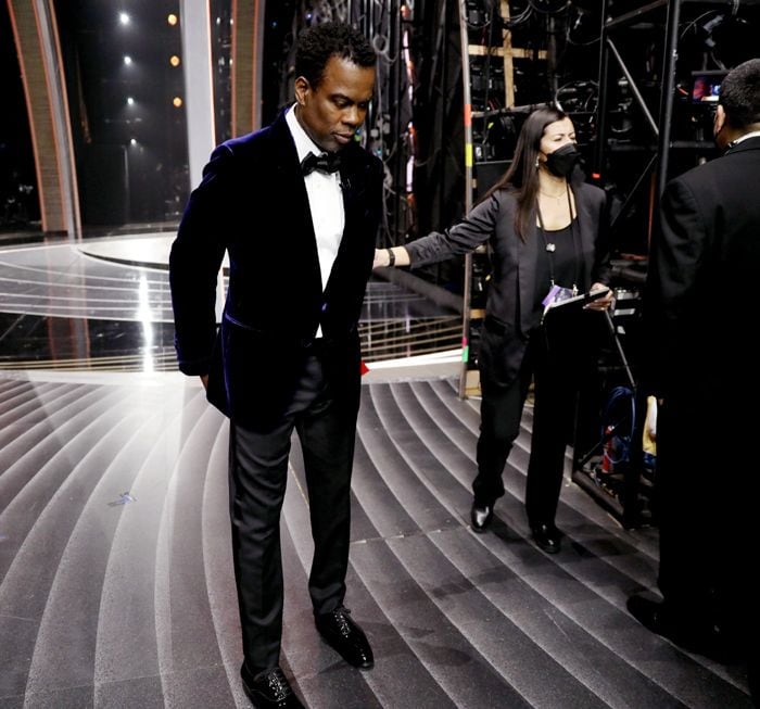 Chris Rock en la gala de los Oscars 2022