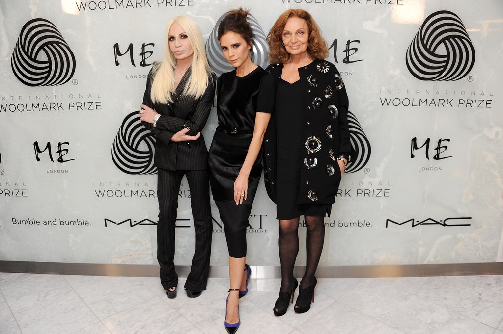 Donatella Versace, Victoria Beckham y Diane Von Furstenberg 