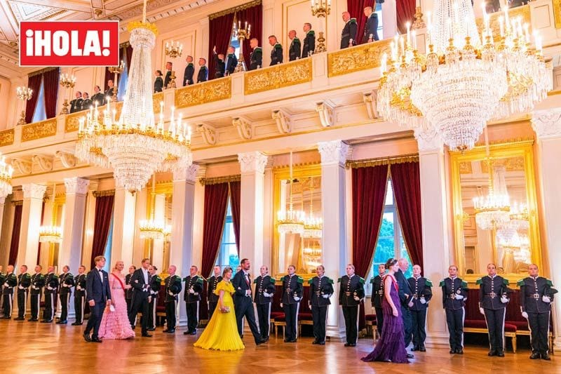 Cena de gala en el Palacio Real de Oslo