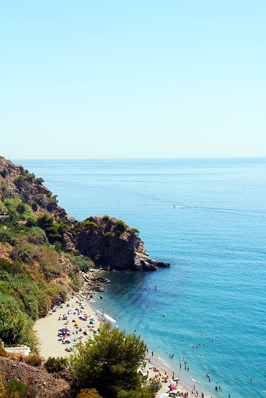 playas Maro Malaga andalucia