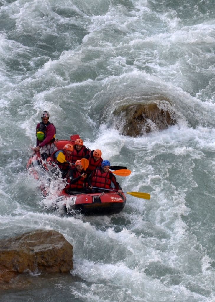 Rafting por el río Gállego 