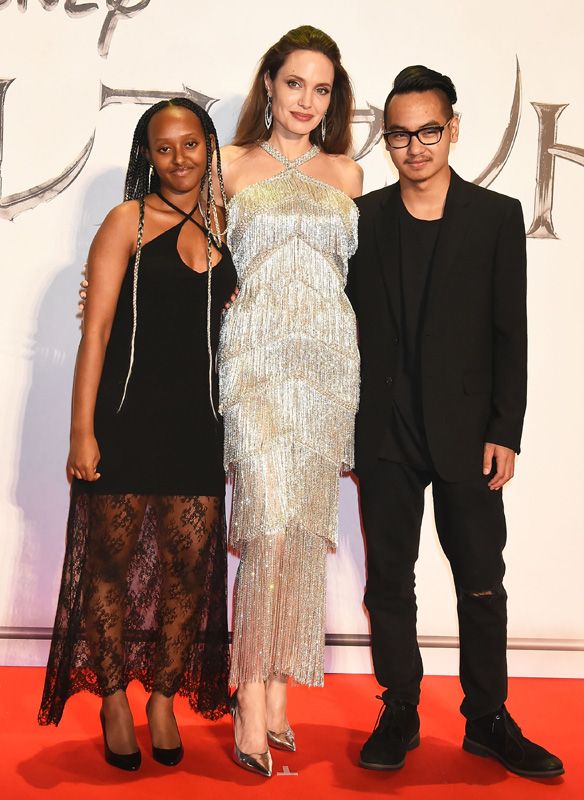 Angelina Jolie junto a Zahara y Pax