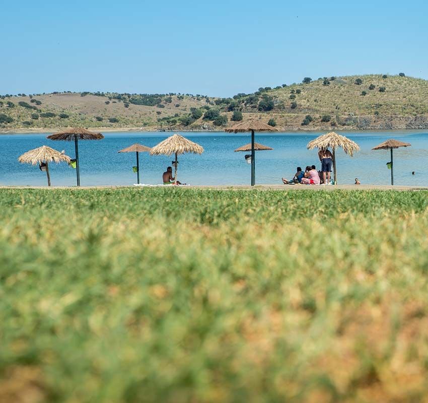 Playa de los Calicantos, Badajoz, Bandera Azul