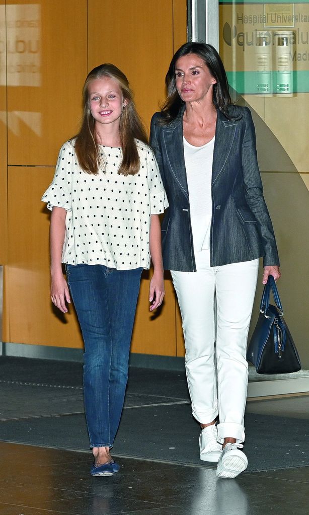 La princesa Leonor y la reina Letizia