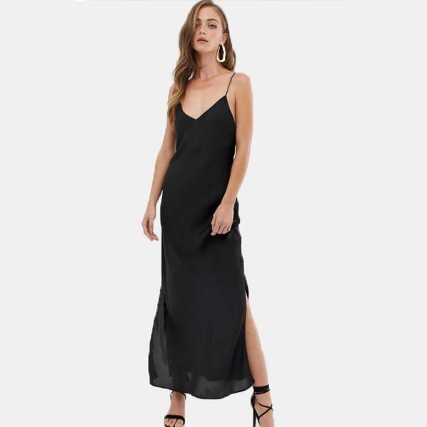 asos vestido negro