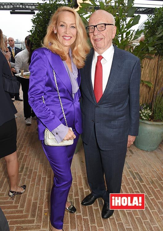 Imagen de Rupert Murdoch y Jerry Hall en un evento