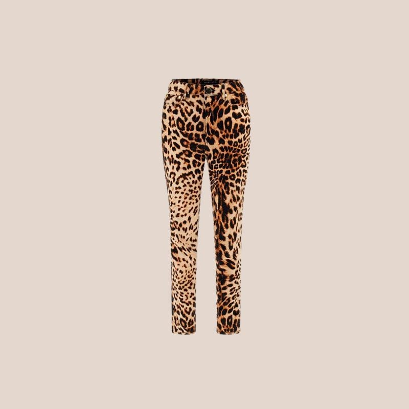 pantalon leopardo guess