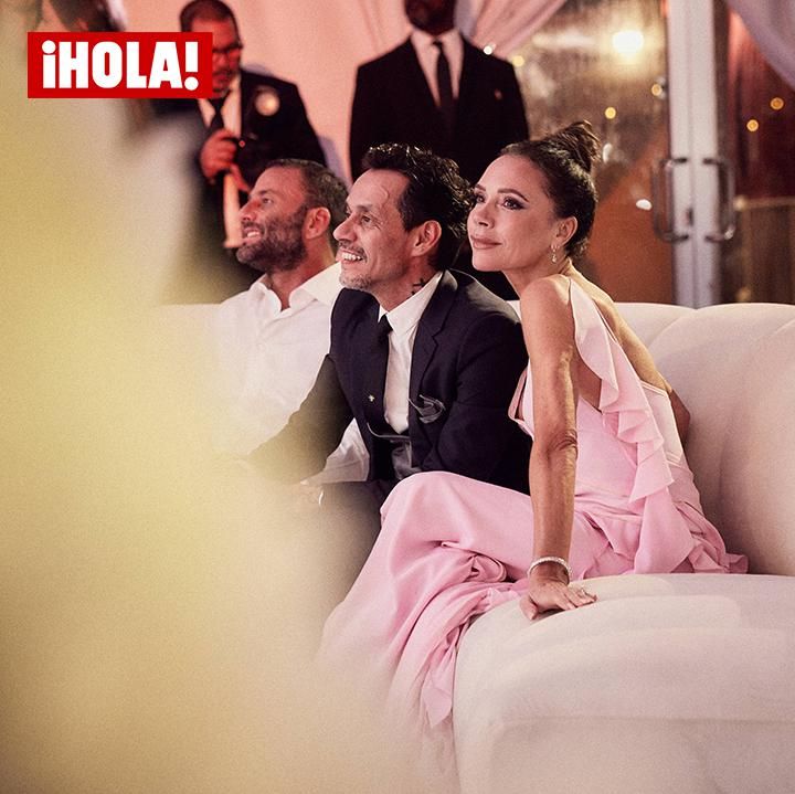 Victoria Beckham en la boda de Nadia Ferreira y Marc Anthony