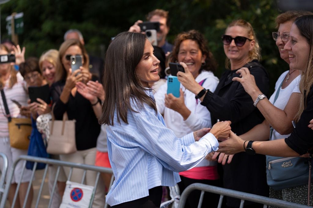 La reina Letizia en la apertura del curso de Formación Profesional en Castro Urdiales el 18 de septiembre de 2024