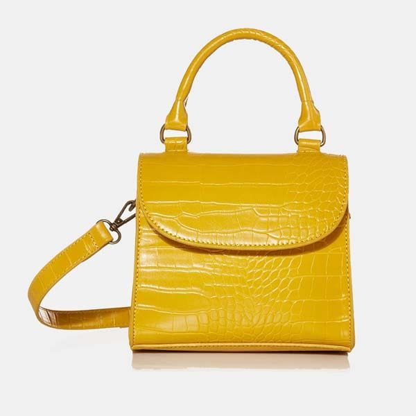 bolso amarillo amazon