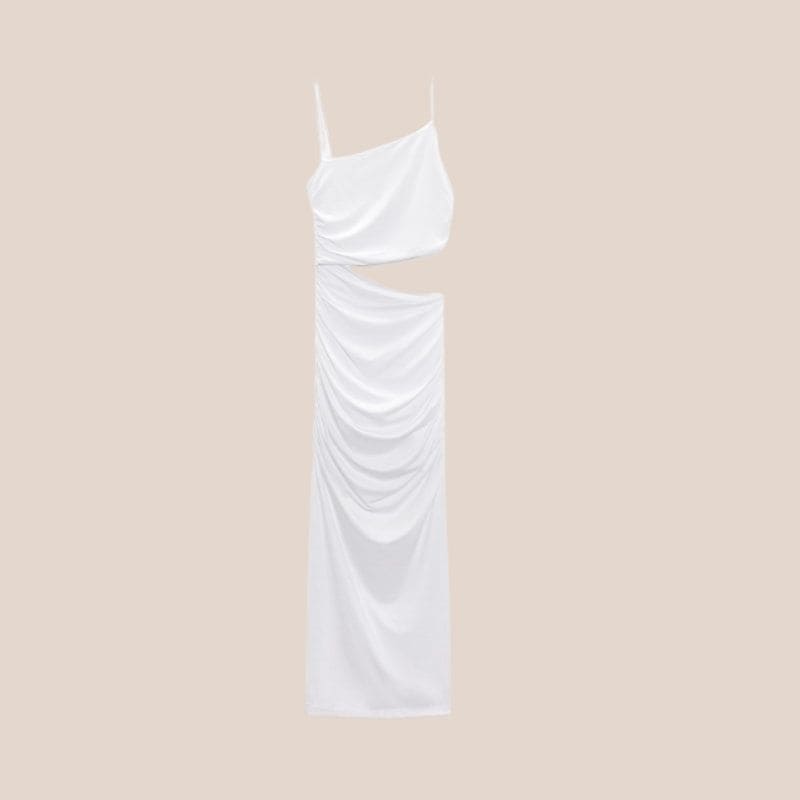 vestido zara blanco