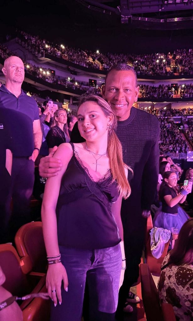 Alex Rodriguez y su hija Ella