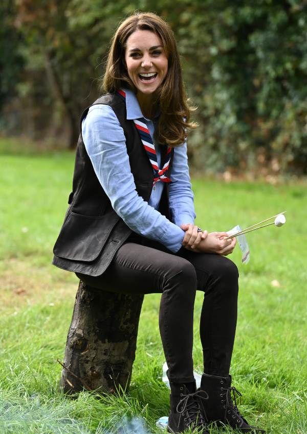 Kate Middleton con vaqueros