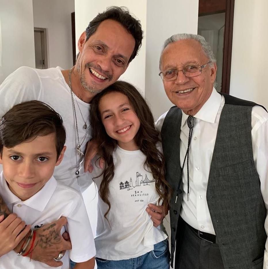 Marc Anthony proud daddy of emme