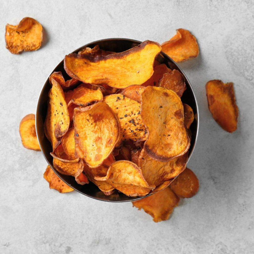 chips de batata zanahoria o calabac n