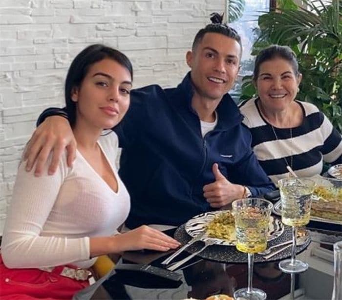 Georgina Rodríguez, Cristiano Ronaldo y Dolores Aveiro