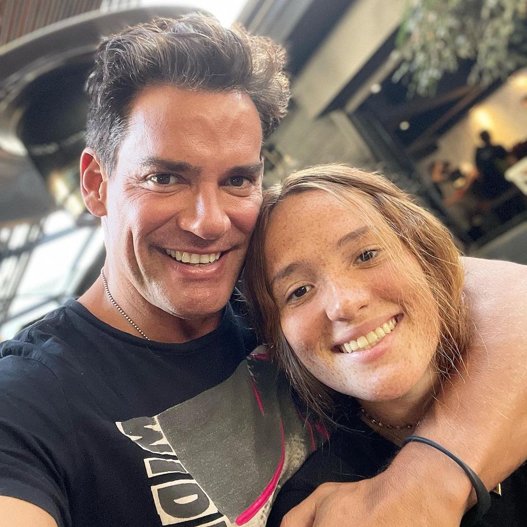 Cristian de la Fuente y su hija Laura