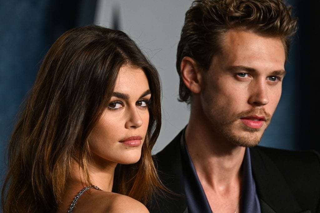 Model Kaia Gerber and actor Austin Butler attending Vanity Fair Oscar Party in Los Angeles, California, USA - 12 Mar 2023