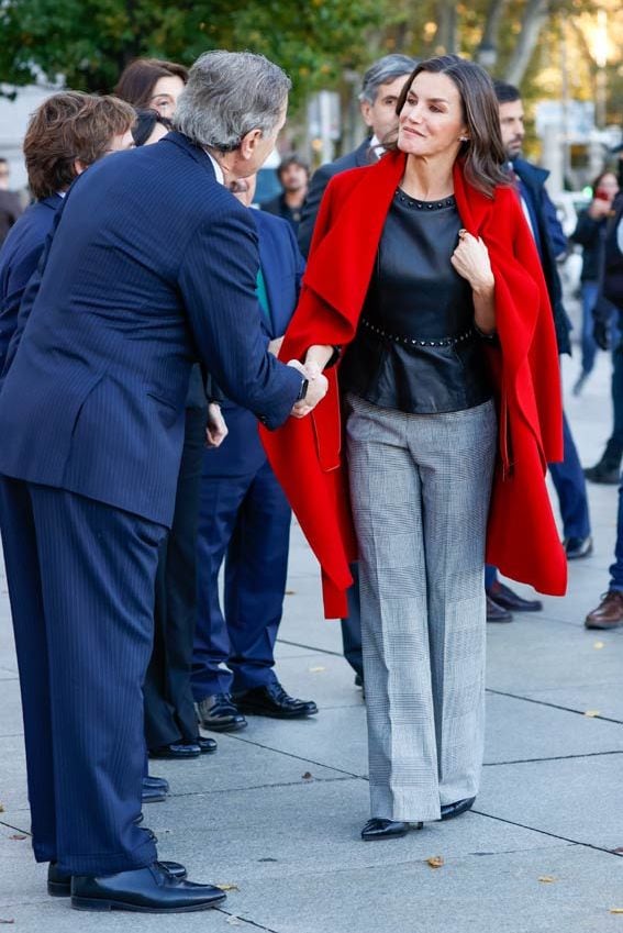 La reina Letizia en el Colegio de la Abogacía de Madrid