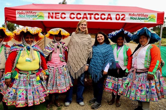 La infanta Cristina en Perú