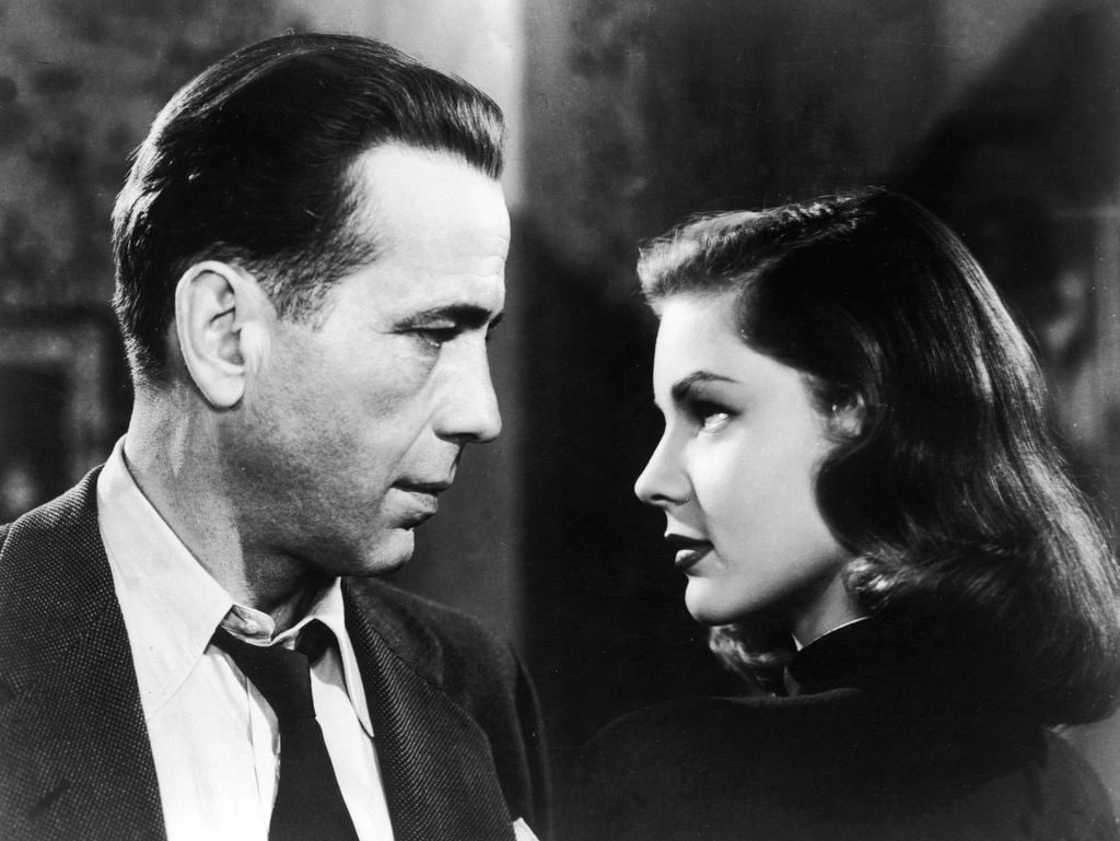 Humphrey Bogart y Lauren Bacall en la película 'El sueño eterno' (1946)