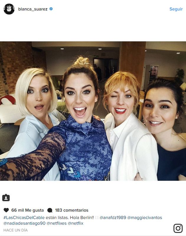 Blanca Suárez imagen Las Chicas del Cable redes