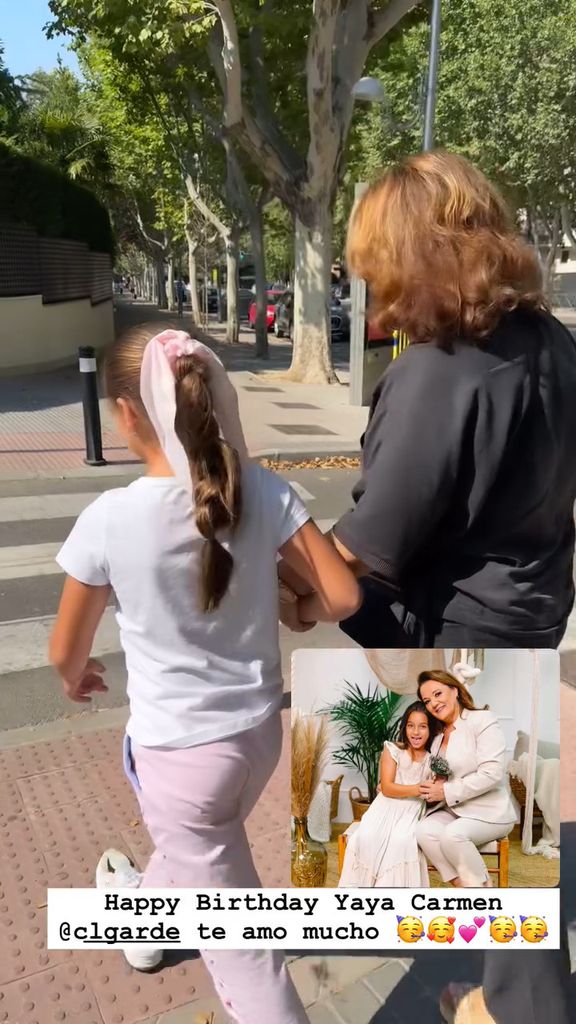 Alaïa y su abuelita, Carmen