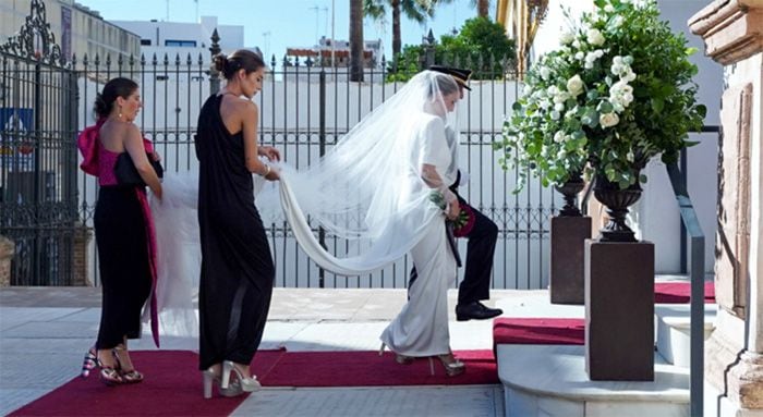 Rocío Crusset en la boda de Marta Moeckel