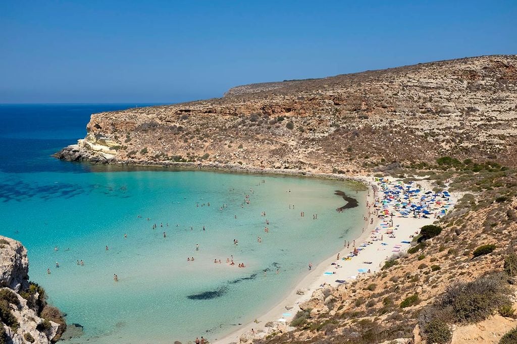 Lampedusa italia playas