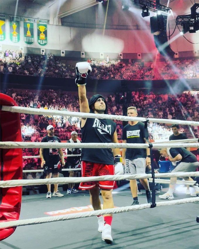 David Bustamante pierde el combate de boxeo