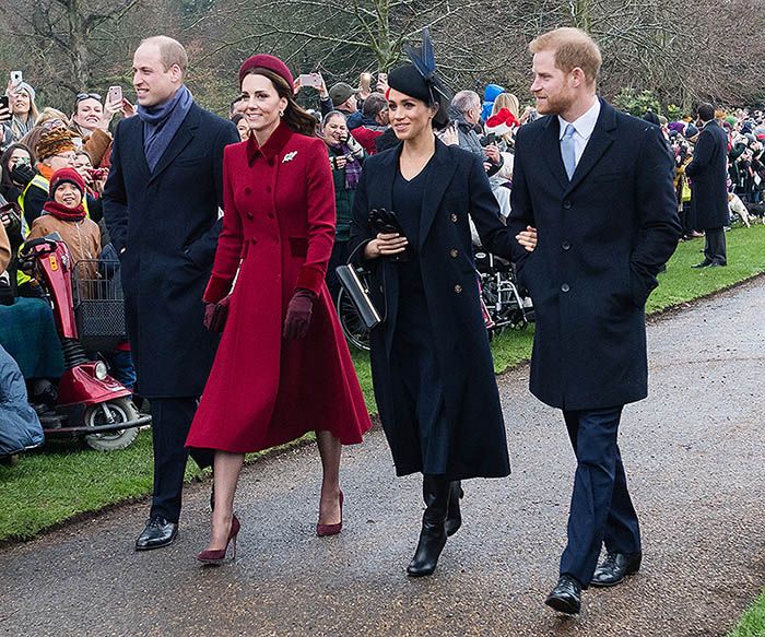 Los duques de Sussex y de Cambridge