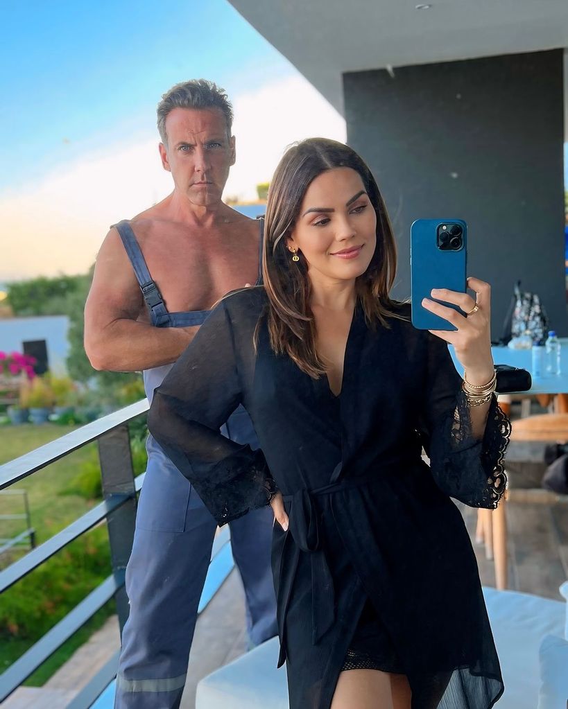 Carlos Ponce y Karina Banda