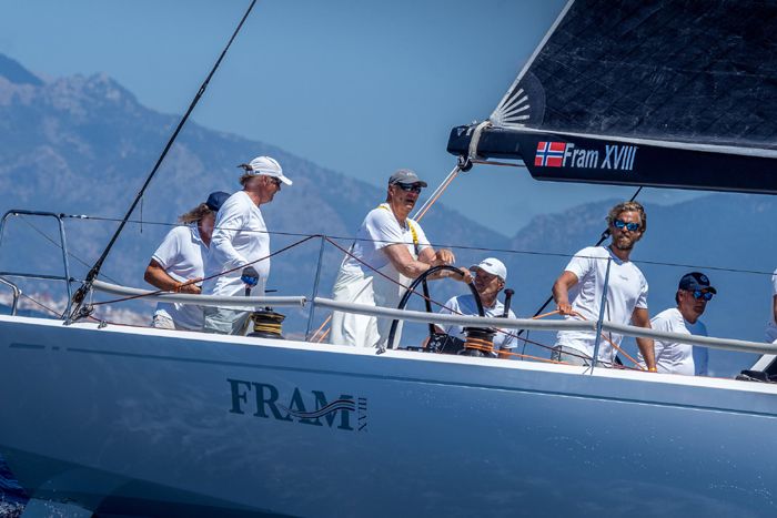 Harald V de Noruega en Palma para la Copa del Rey Vela